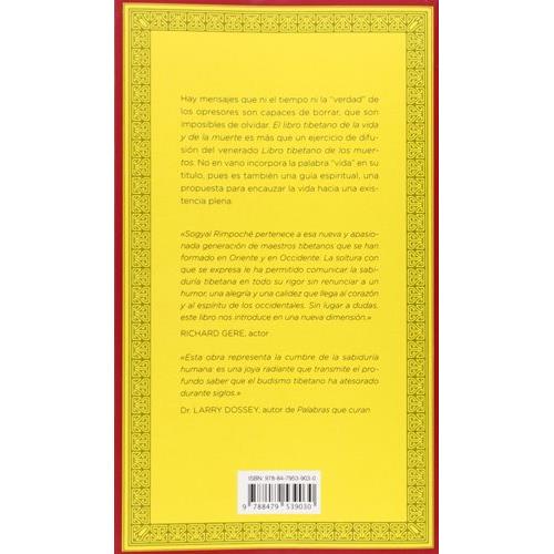 El Libro Tibetano De La Vida Y De La Muerte - Sogyal Rimpche -5% en libros