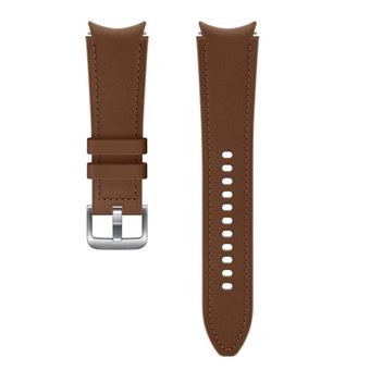 Correa Samsung Hybrid Leather Marrón para Galaxy Watch 4 20 mm M/L - Correa  smartwatch - Comprar al mejor precio | Fnac