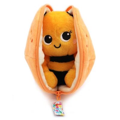 Peluche de abeja mandarín flipetz nature et decouvertes