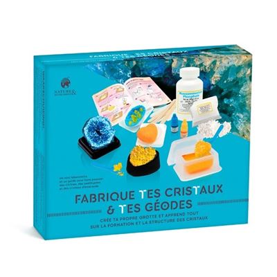 Kit haz tus propios cristales y geodas nature et decouvertes