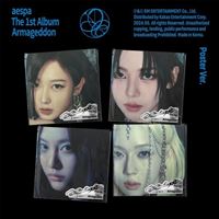 The 1st Album 'Armageddon’ (Poster Ver.) + Libro de fotos + Postales + Póster + Tarjeta - CD