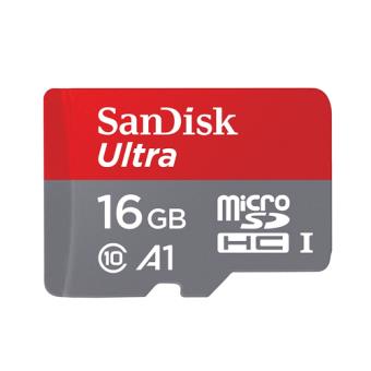 Tarjeta MicroSD Sandisk Ultra 16 GB + adaptador