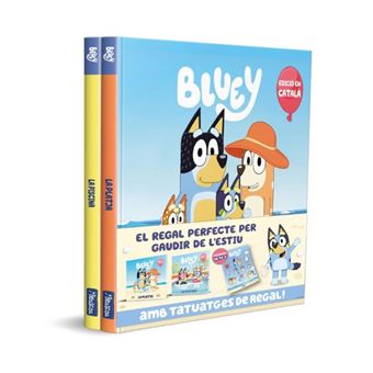 Bluey. Un conte - A la platja! A la piscina! Pack amb dos ll