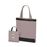 Bolsa Tote de viaje plegable Moleskine rosa crema_0
