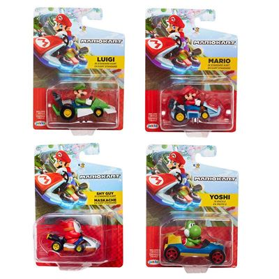 Super mario mini kart racers coleccionables de 6 cm, serie 5 - varios modelos