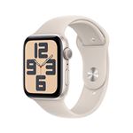 Apple Watch SE 44mm GPS Caja de aluminio Blanco estrella y correa deportiva Blanco estrella - Talla M/L