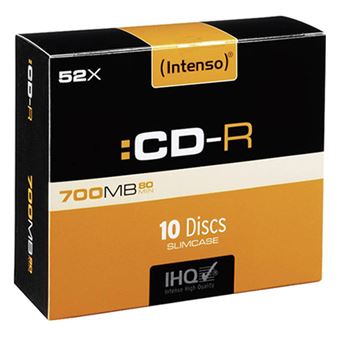 Pack Intenso 10 CD-R 700 MB