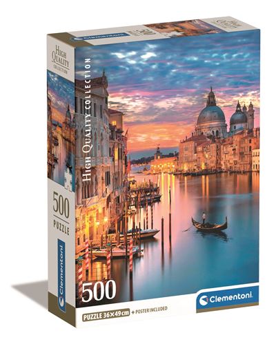 Puzzle clementoni 500 lighting venice