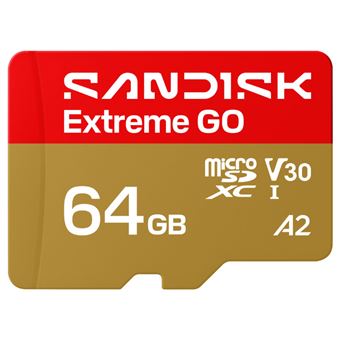 Tarjeta de memoria microSD SanDisk Extreme GO 64GB
