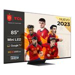 TV QLED 85'' TCL 85C845 4K UHD HDR Smart Tv