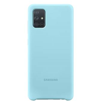 Funda de silicona Samsung Azul para Galaxy A71