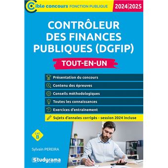 Contrôleur Des Finances Publiques (DGFIP) - Tout-en-un - Catégorie B ...