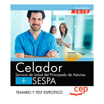 Celador del Servicio de Salud del Principado de Asturias SESPA - Temario y test específico - 1