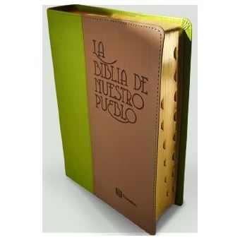 Biblia de Nuestro Pueblo - Grande Piel Dos Tonos