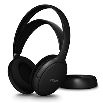 Auriculares inalámbricos RF Philips SHC3200/12 RF para TV digital Negro