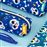 Estuche Milan con contenido de dos pisos Bats & Bites azul_2