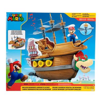 Super mario aeronave deluxe bowser playset