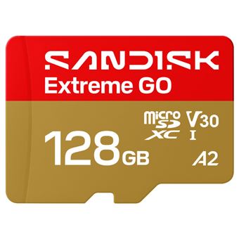 Tarjeta de memoria microSD SanDisk Extreme GO 128GB