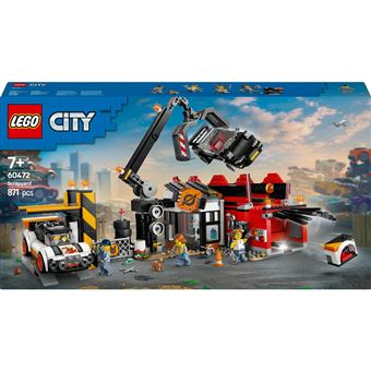 LEGO City 60472 Desguace con Coches - 1