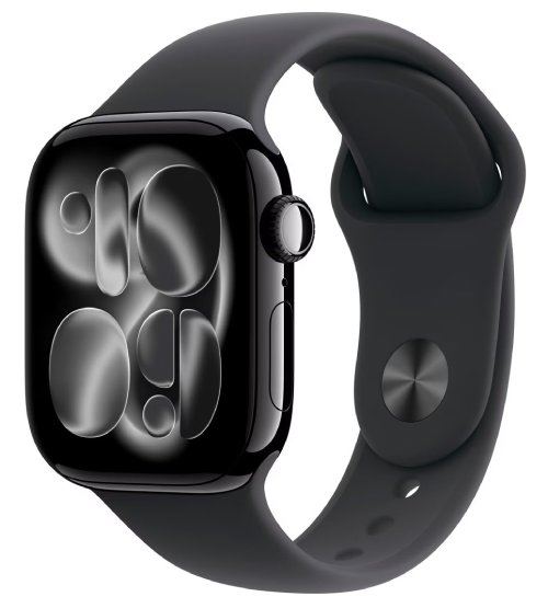 Apple Watch Series 11 Gps + Cellular 42mm Caja Aluminio Negro Azabache Y Correa Deportiva Negro - Talla S/m