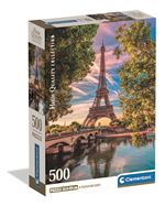 Puzzle clementoni 500 along the seine compact box