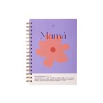 Agenda Semainier 2024 A6 Vertical Base Horaire 16H Couverture Zippée  Recyclée Navy- Flower Mark's