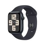Apple Watch SE 44mm GPS Caja de aluminio Medianoche y correa deportiva medianoche - Talla M/L