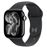 Apple Watch Series 11 GPS + Cellular 42mm Caja Aluminio Negro azabache y Correa Deportiva Negra - Talla M/L