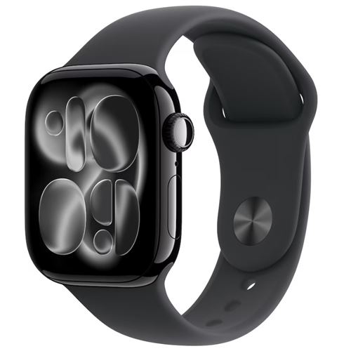 Apple Watch Series 11 Gps + Cellular 42mm Caja Aluminio Negro Azabache Y Correa Deportiva Negro - Talla M/l