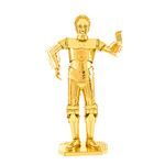 Puzzles De Metal 3d Diy Metalearth Star Wars Gold C-3po
