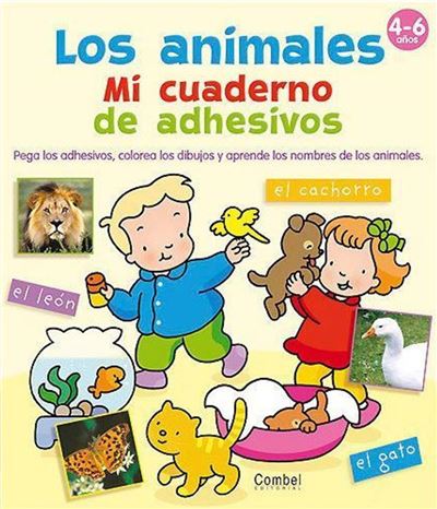 Combel Mi Cuaderno De Adhesivos: Los Animales