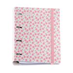 Carpebloc Miquelrius Con Recambio 4 Anillas Polyfoam Flores Rosa