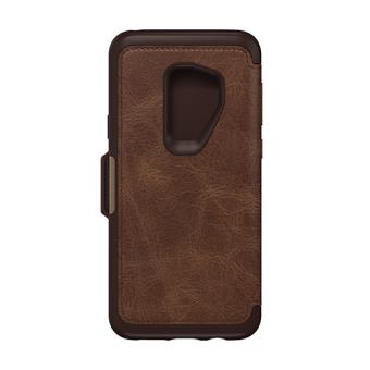 Funda Otterbox Strada Folio Marrón espresso para Samsung Galaxy S9