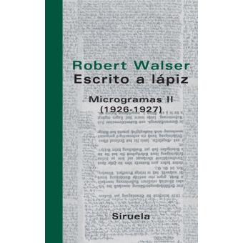 Escrito a lápiz. Microgramas II - 1