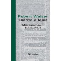 Escrito a lápiz. Microgramas II