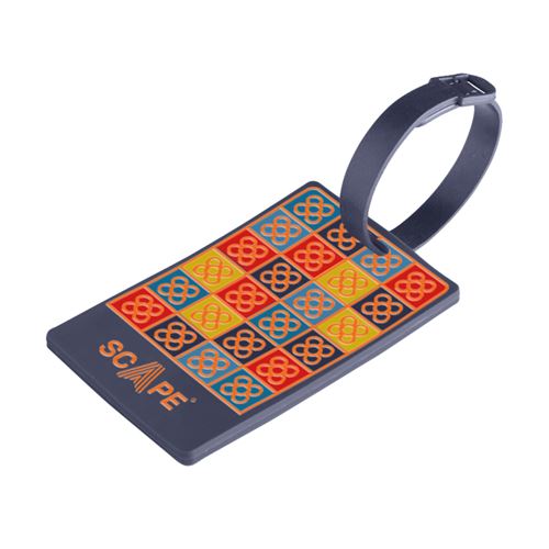 Etiqueta De Identificación Para Equipaje De Viaje Scape Travel Azulejos 2d