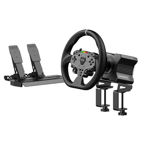 Moza R5 Racing Bundle con base Direct Drive 5.5 Nm volante 11 pulgadas y pedales SR-P Lite para PC - Imagen 2