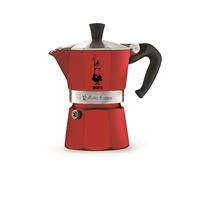 Cafetera italiana Bialetti Moka Express Color 3 tazas Rojo