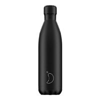 Botella Chilly's 750 ml negro mate