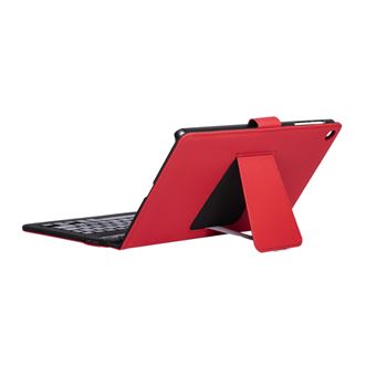 Funda SilverHT Rojo con teclado bluetooth para Samsung Galaxy Tab A9+ 2023 11''