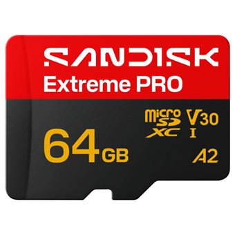Tarjeta de memoria microSD SanDisk Extreme PRO 64GB