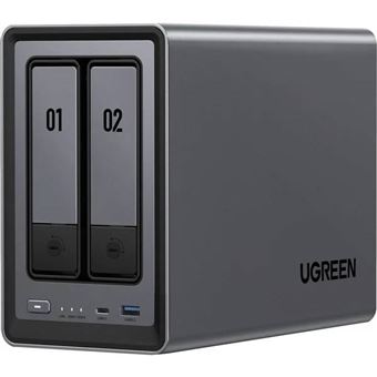 NASync Ugreen DXP2800 NAS System 2-Bay - Dispositivo de
