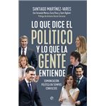 Lo que dice el político y lo que la gente entiende
