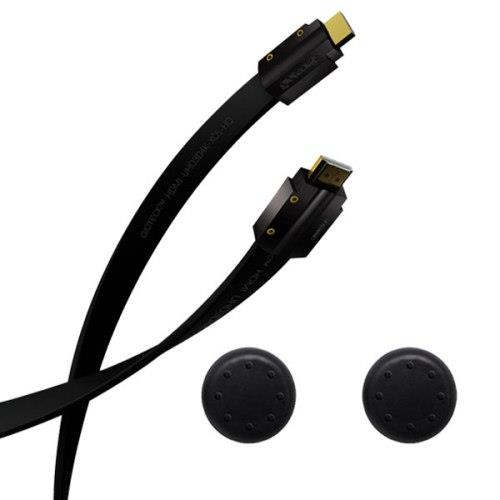 Gioteck - Starter Pack: Cargador, Usb, Hdmi 4k, 2 Grips Para Playstation 4