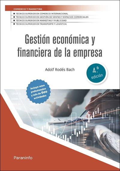 Paraninfo Texto Gestión Económica Y Financiera De La Empresa 4.ª Edición 202