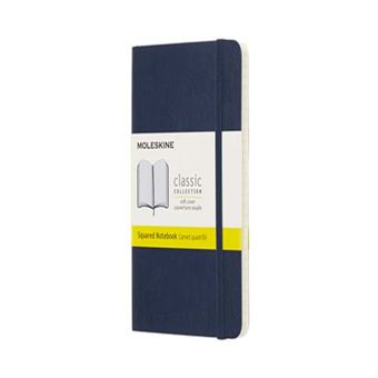Libreta Moleskine Classic Bolsillo Cuadrícula Azul Zafiro