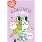 Coloreo sin salirme-Para llevar. Rana