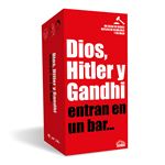 Juego de mesa dios, hitler y gandhi entran en un bar...