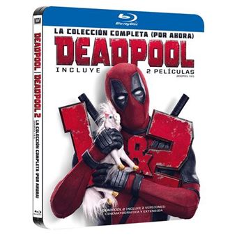 Pack Deadpool 1-2 Ed Black Metal - Blu-Ray