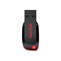 Pendrive Memoria USB Pendrive USB 2.0 Sandisk Cruzer Blade USB 64GB Negro